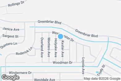 Map image of the property - 1931 Kester Ave