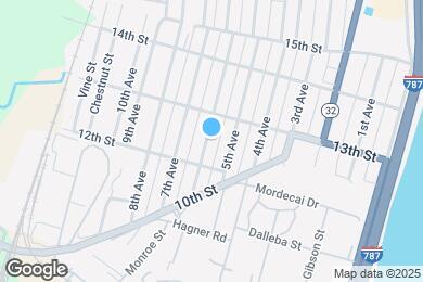 Map image of the property - 1222 6th Ave