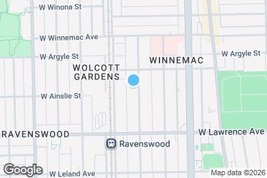 Map image of the property - 4870 N Hermitage Ave