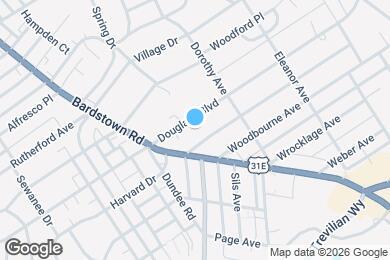 Map image of the property - 2012 Douglass Blvd