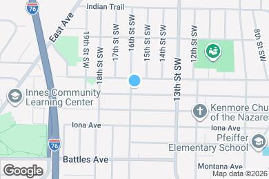 Map image of the property - 1971 16th St SW