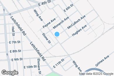 Map image of the property - 1702 McCulloch Ave
