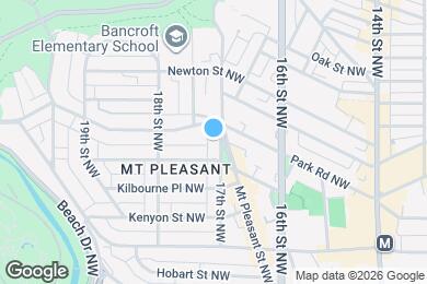 Map image of the property - 3210 17th St NW