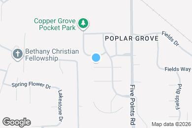 Map image of the property - 6822 Bluestem Ct