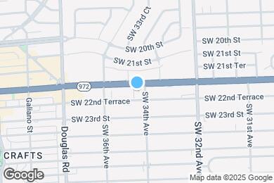 Map image of the property - 3410 Coral Way