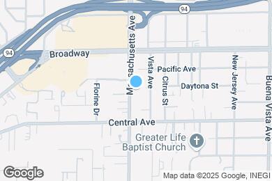 Map image of the property - 3217 Massachusetts Ave