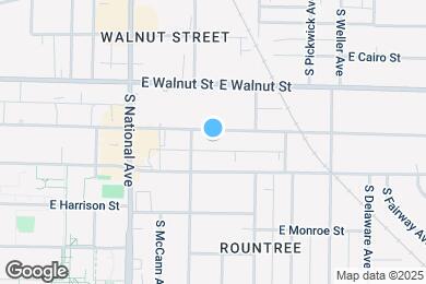Map image of the property - 1320 E Elm St