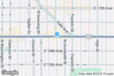 Map image of the property - 1490 Lafayette St