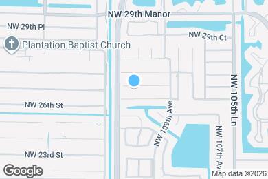 Map image of the property - 11100 NW 27th St