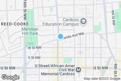 Map image of the property - 1350 Florida Ave NW