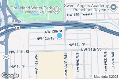 Map image of the property - 3718 NW 12th Ter
