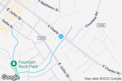 Map image of the property - 610 E Charles St