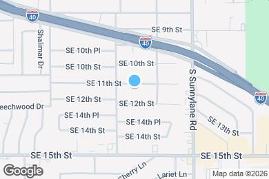 Map image of the property - 4008 SE 11th St