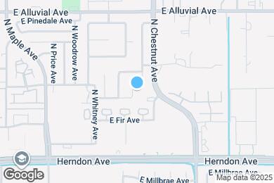 Map image of the property - 7224 N Bonadelle Ave