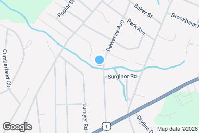 Map image of the property - 509 Deweese Ave