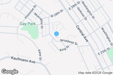 Map image of the property - 2709 Ventura Dr