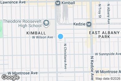 Map image of the property - 3347 W Wilson Ave