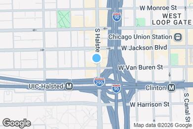 Map image of the property - 336 S Halsted St