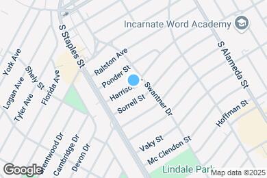 Map image of the property - 1013 Harrison St