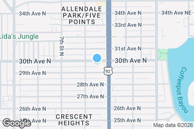 Map image of the property - 442 30th Ave N