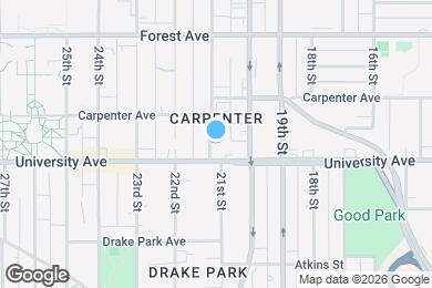 Map image of the property - 1211 21st St