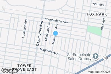 Map image of the property - 2602 Minnesota Ave