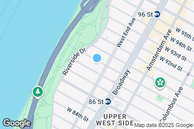 Map image of the property - 310 W 89th St