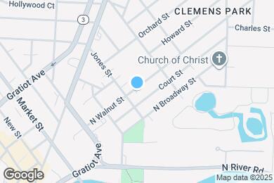 Map image of the property - 208 N Walnut St