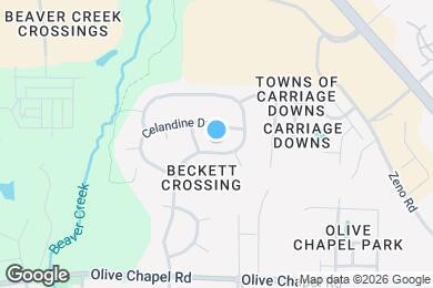 Map image of the property - 1203 Fairfax Woods Dr
