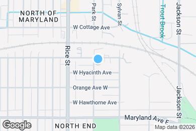 Map image of the property - 1310 N Park St