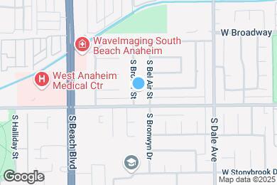 Map image of the property - 502 S Broder St