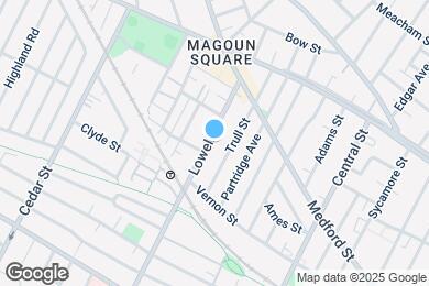 Map image of the property - 301 Lowell St