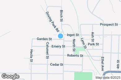 Map image of the property - 1306 Garden St