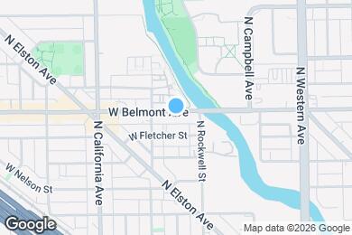 Map image of the property - 2627 W Belmont Ave
