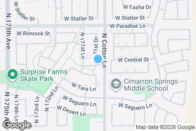 Map image of the property - 15903 N 171st Dr