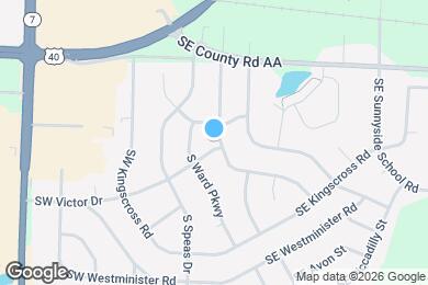 Map image of the property - 1009 SE Alice St