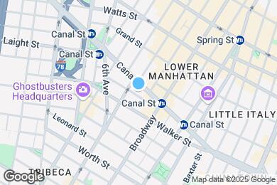 Map image of the property - 39 Lispenard St