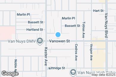 Map image of the property - 14811 Vanowen St