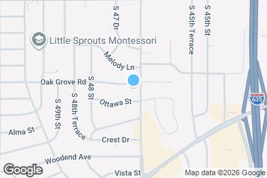Map image of the property - 4705 Oak Grove Rd