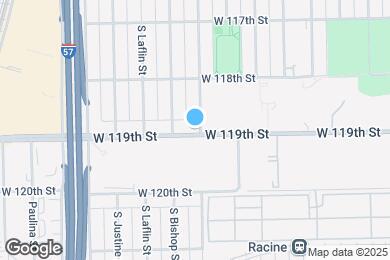 Map image of the property - 1404 W 119th St