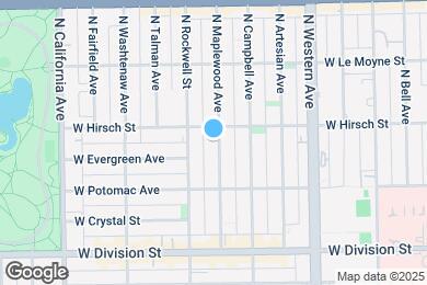 Map image of the property - 1346 N Maplewood Ave