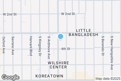 Map image of the property - The Elmwood Apartments...Beautiful Apartments in the Heart of Koreatown!