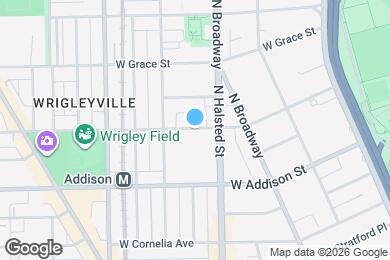Map image of the property - 831 W Waveland Ave