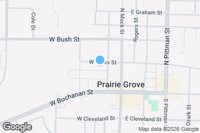 Map image of the property - 205 W Parks St