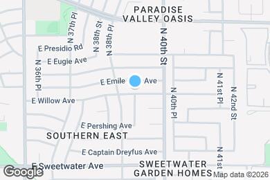 Map image of the property - 3902 E Willow Ave