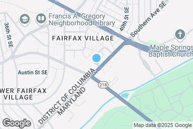 Map image of the property - 2109 Suitland Ter SE