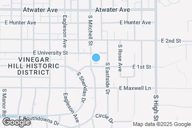 Map image of the property - 1623 E 1st St