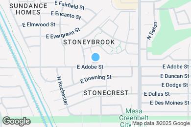 Map image of the property - 5135 E Evergreen St