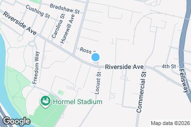Map image of the property - 374 Riverside Ave