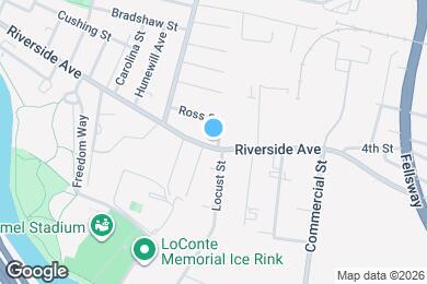 Map image of the property - 376 Riverside Ave